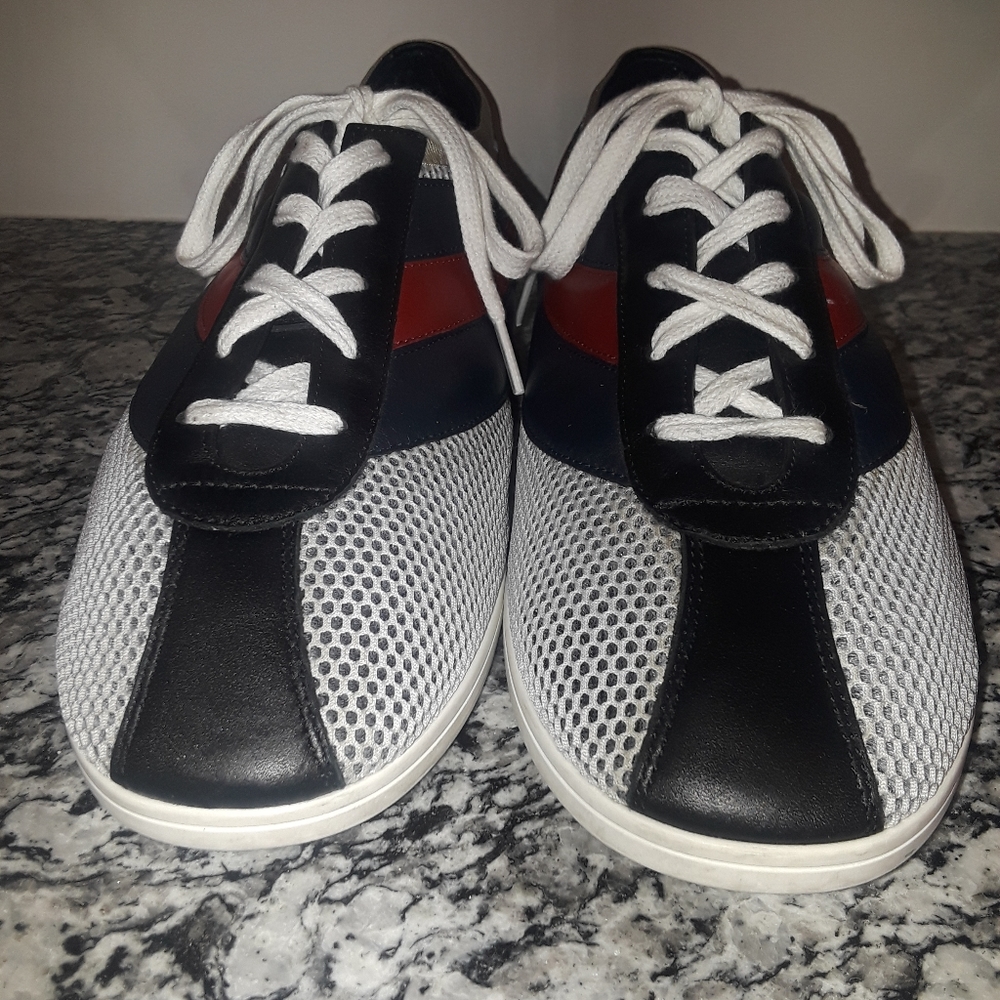 💝💝SOLD💝💝Gucci Rete Atlantide White Blue Red Black Men's Sneakers - Picture 4 of 16